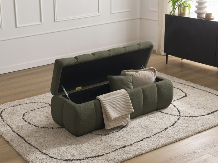 Bout de lit MONT-BLANC tissu mesh