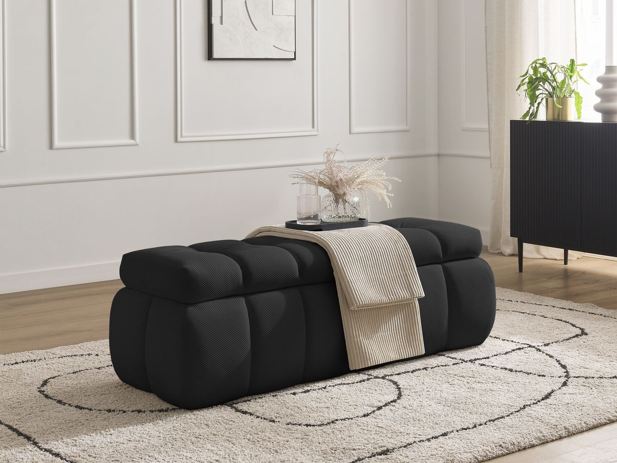 Bout de lit MONT-BLANC tissu mesh