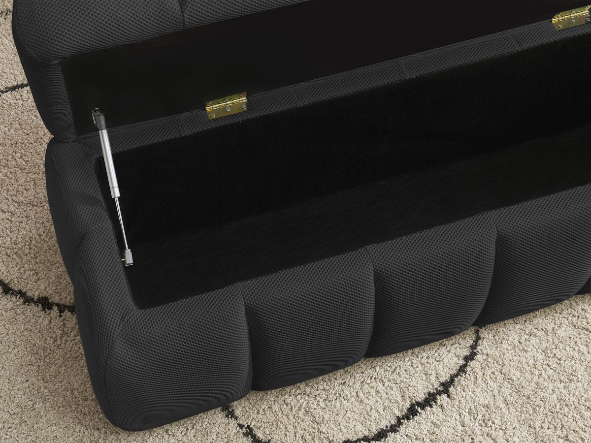 Bout de lit MONT-BLANC tissu mesh