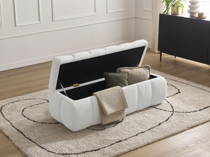 Bout de lit MONT-BLANC tissu mesh