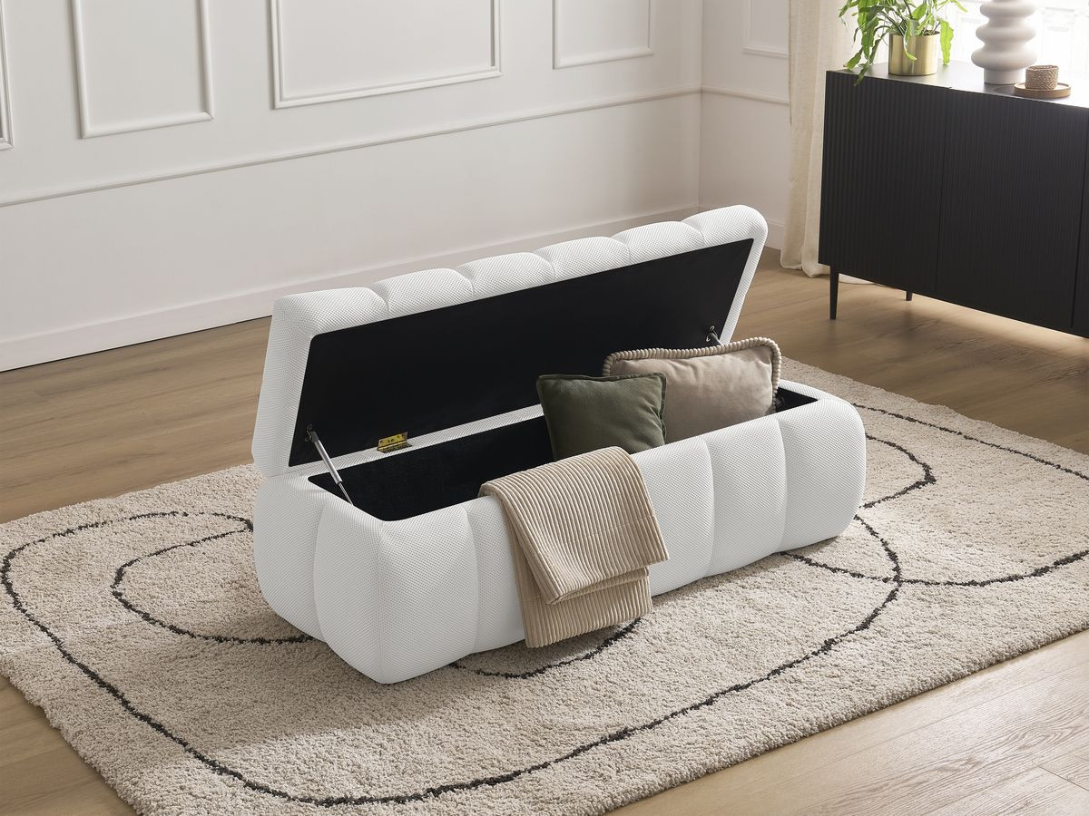 Bout de lit MONT-BLANC tissu mesh