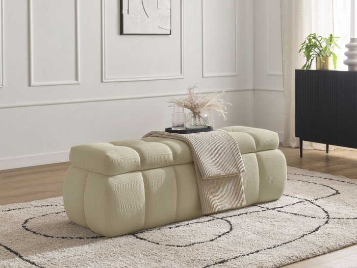 Bout de lit MONT-BLANC tissu mesh
