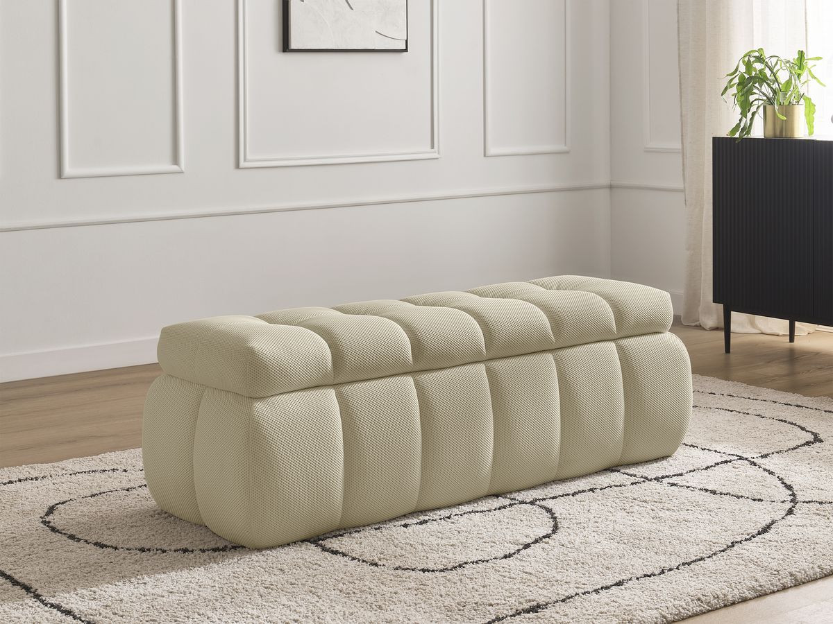 Bout de lit MONT-BLANC tissu mesh