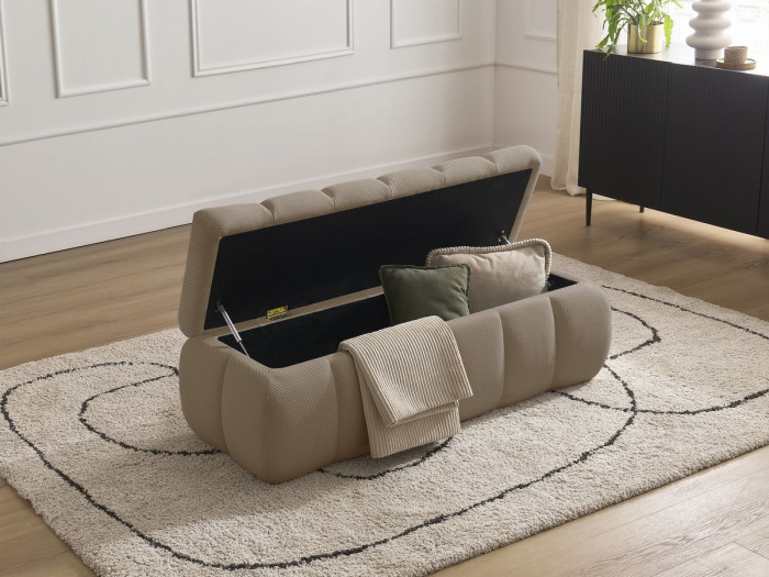 Bout de lit MONT-BLANC tissu mesh