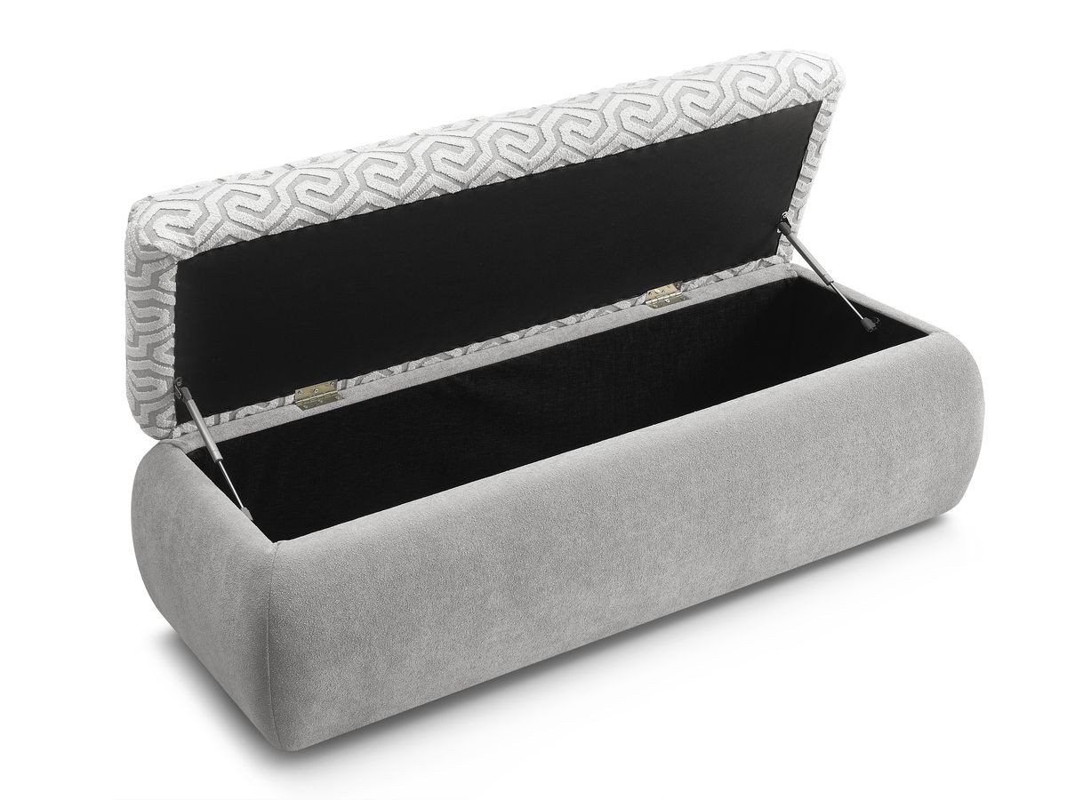 Canapé d'angle fixe EVEREST tissu chiné - Orange - Angle droit - 10 coussins
