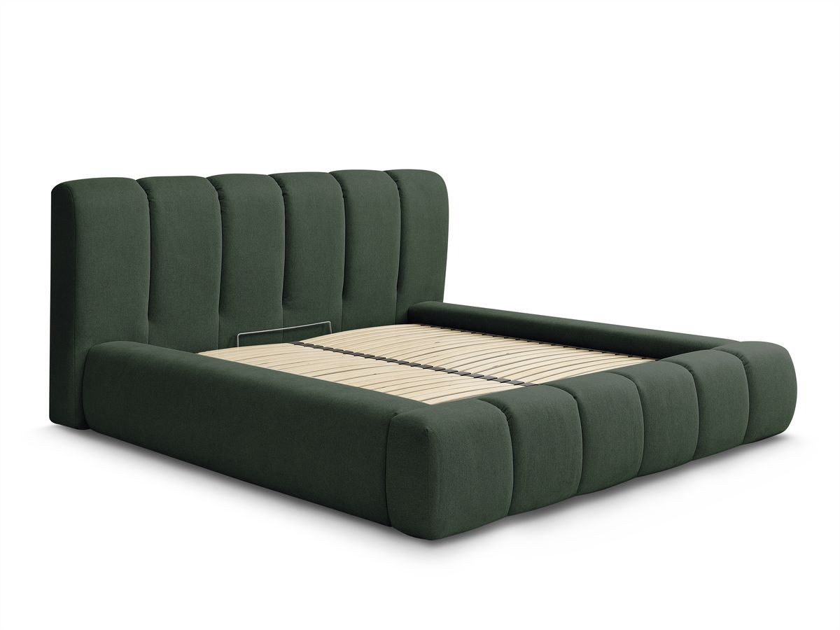 DENALI opbergbed in gladde stof