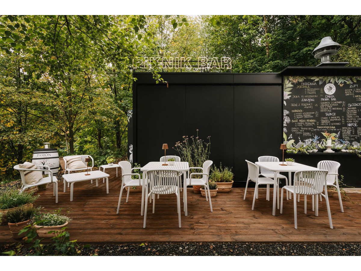RHODES 80 cm vierkante tuintafel