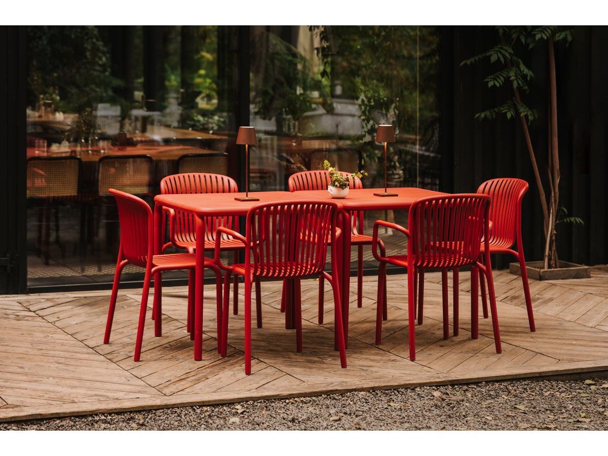 RHODES 80 cm vierkante tuintafel