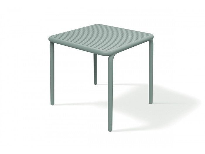 Table de jardin carrée 80 cm RHODES