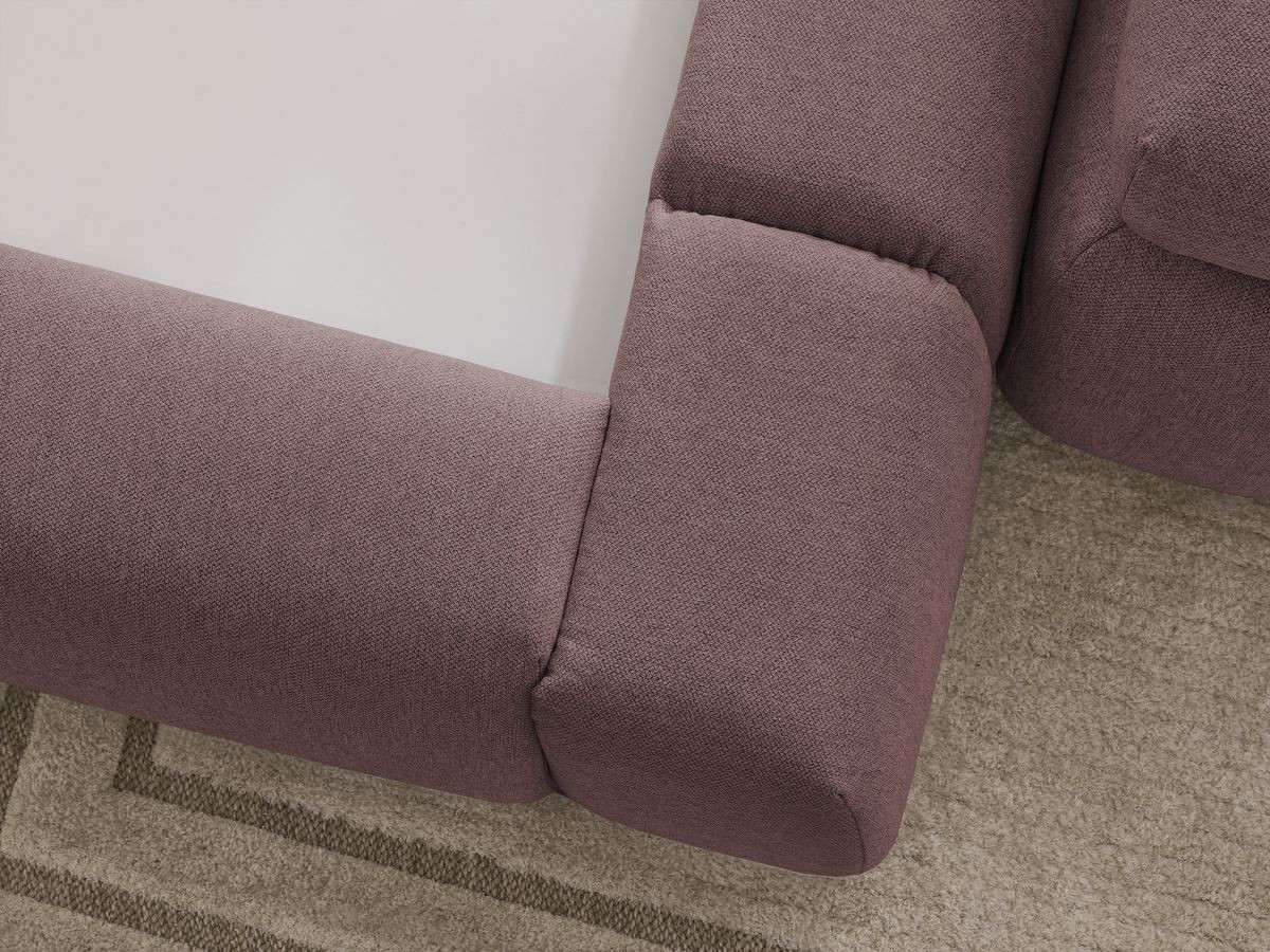 Lit coffre DENALI tissu lisse + Bout de lit DENALI