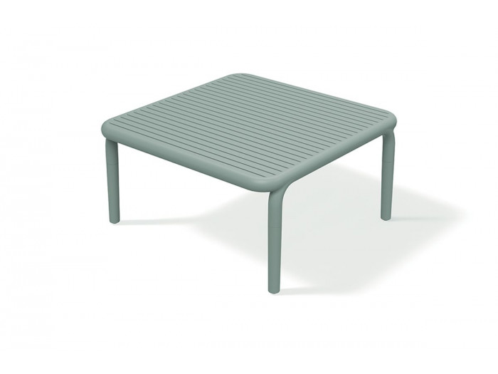 Table de salon de jardin carrée 80 cm RHODES