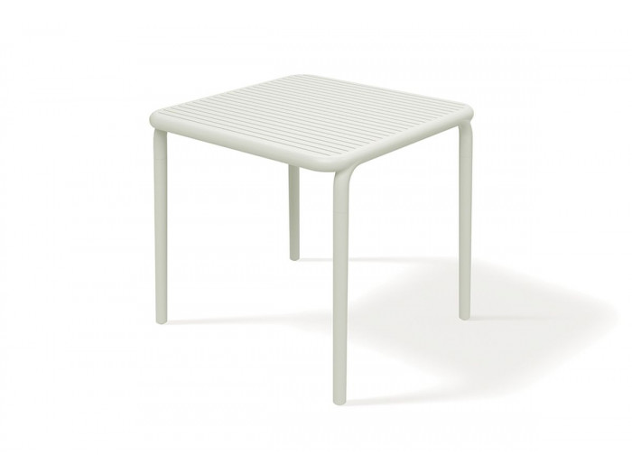 Table de jardin carrée 80 cm RHODES