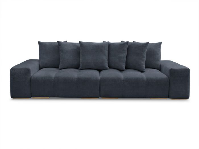 Canapé droit convertible coffre ANAKIN tissu texturé