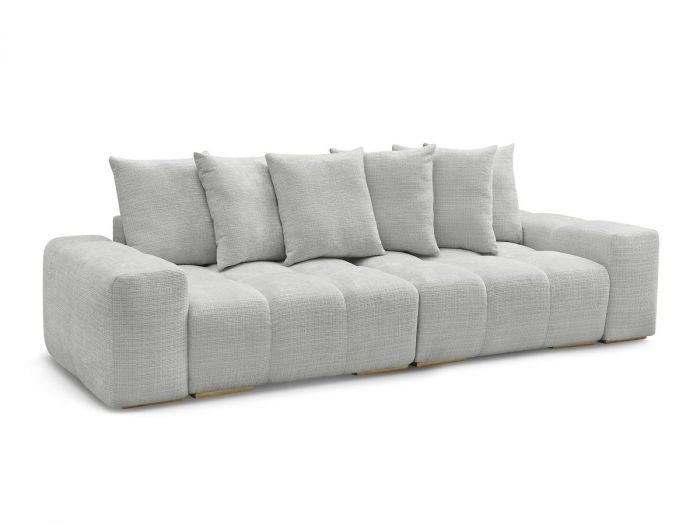 Canapé droit convertible coffre ANAKIN tissu texturé