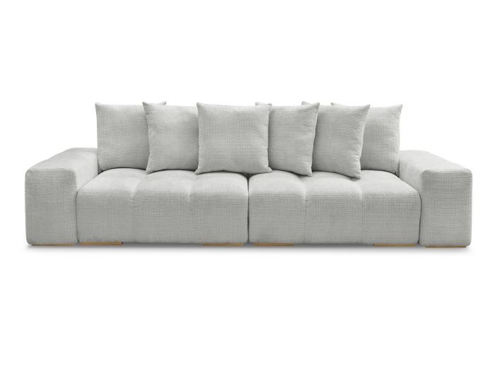 Canapé droit convertible coffre ANAKIN tissu texturé