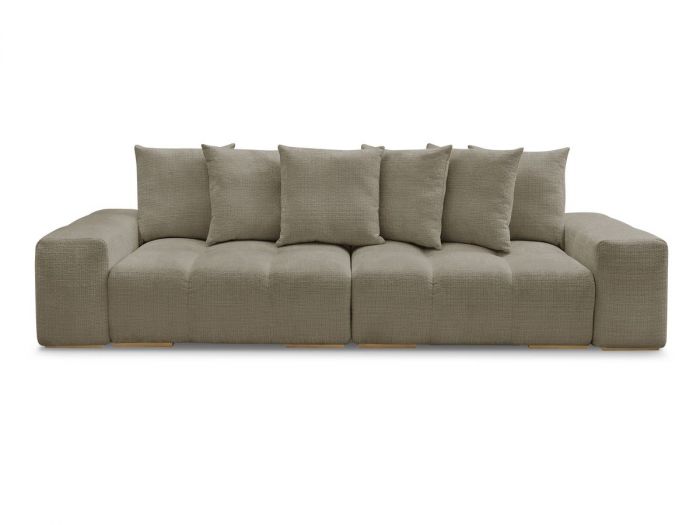 Canapé droit convertible coffre ANAKIN tissu texturé