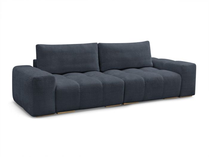 Canapé droit convertible coffre ANAKIN tissu texturé