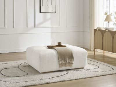 Pouf ANAKIN tissu texturé