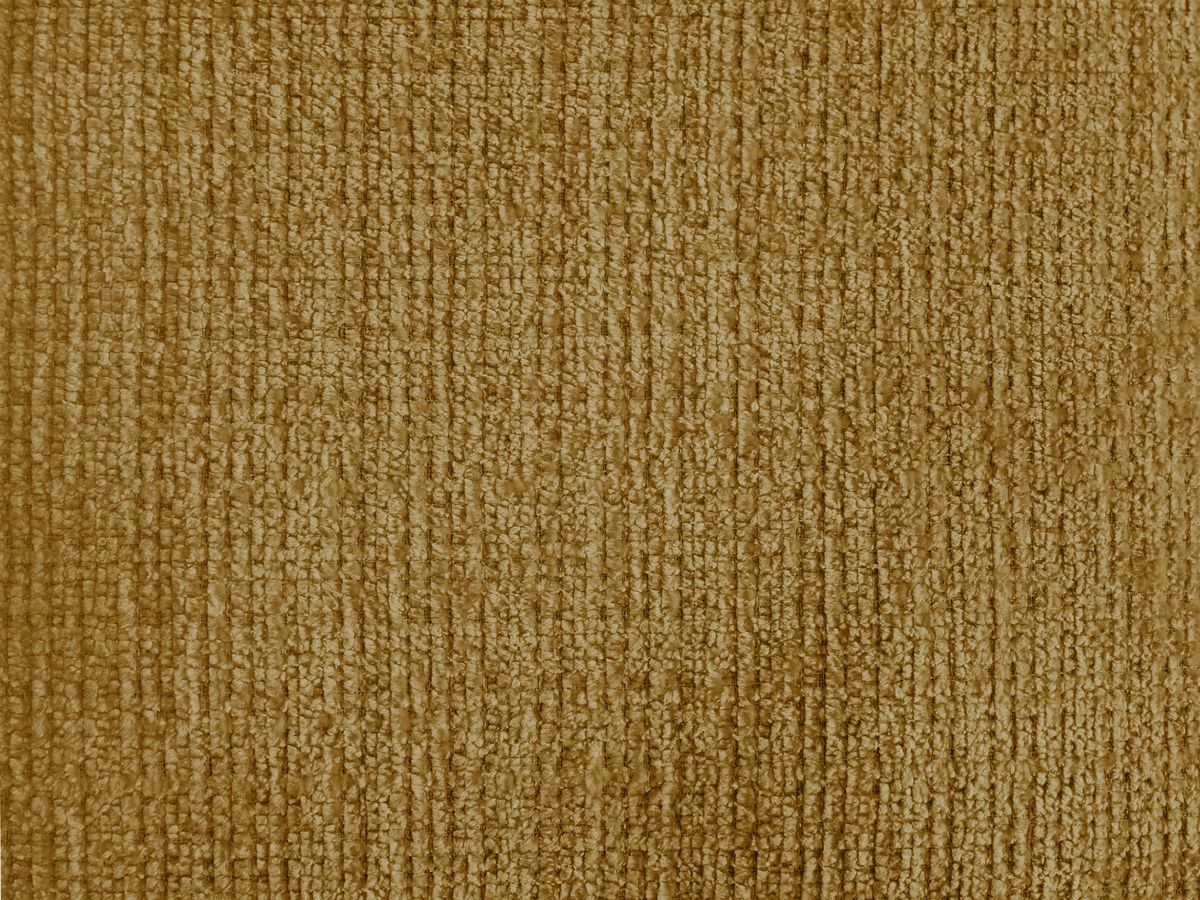 Canapé d'angle fixe EVEREST tissu chiné - Orange - Angle droit - 10 coussins