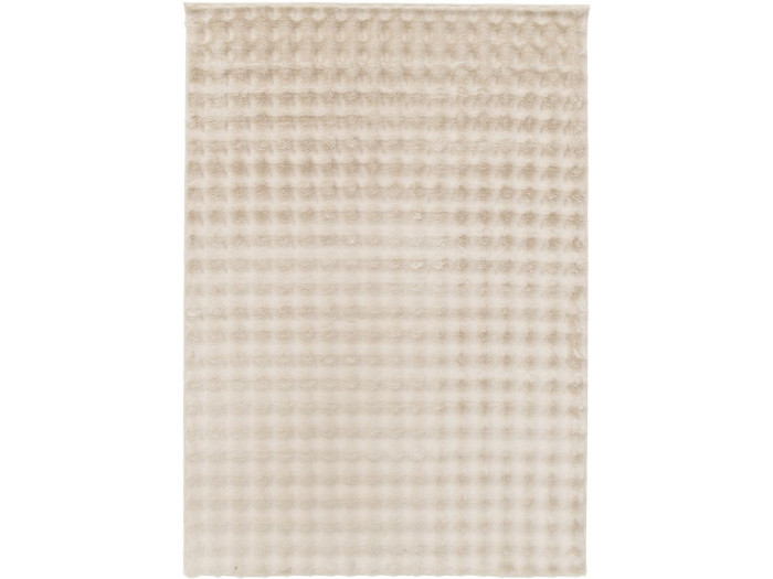 Tapis poils ras BOB uni en relief 3D