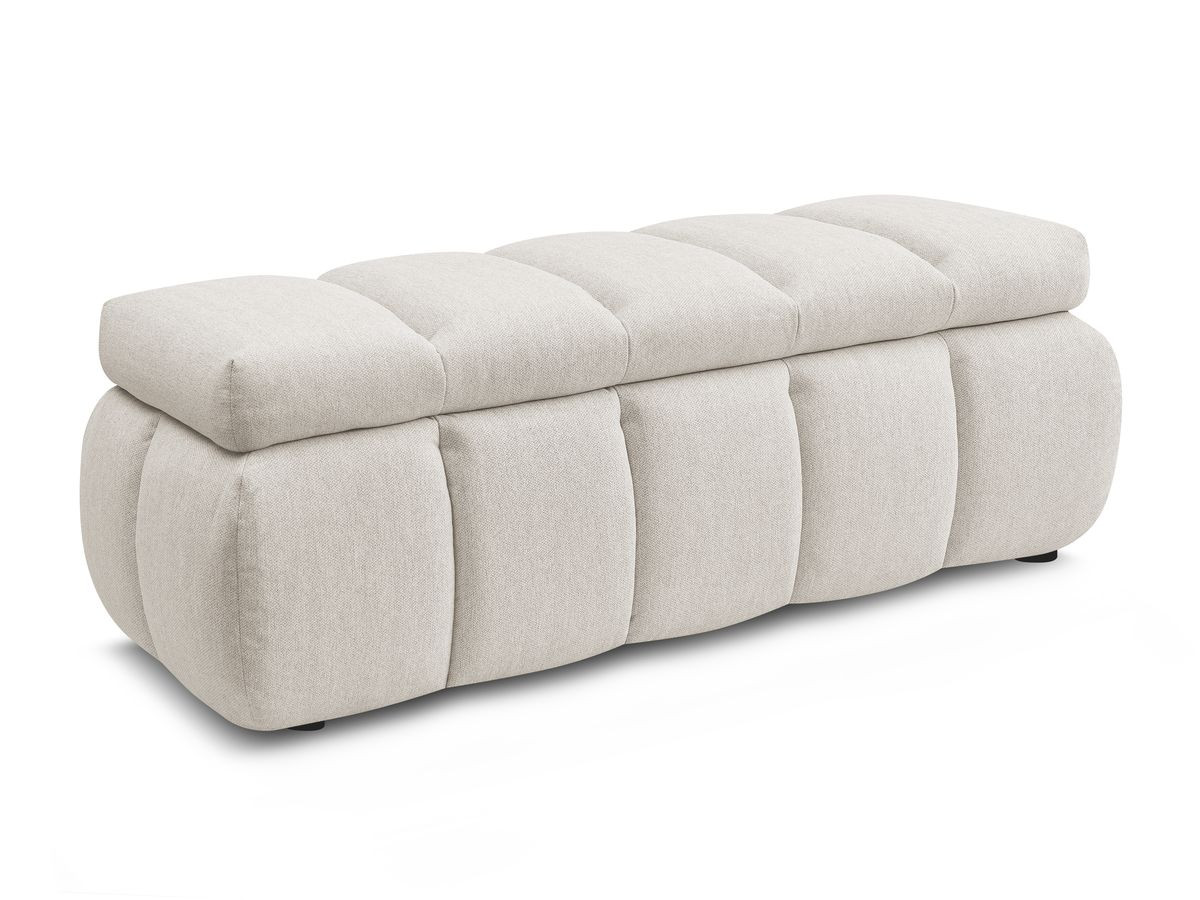 Bout de lit DENALI tissu lisse
