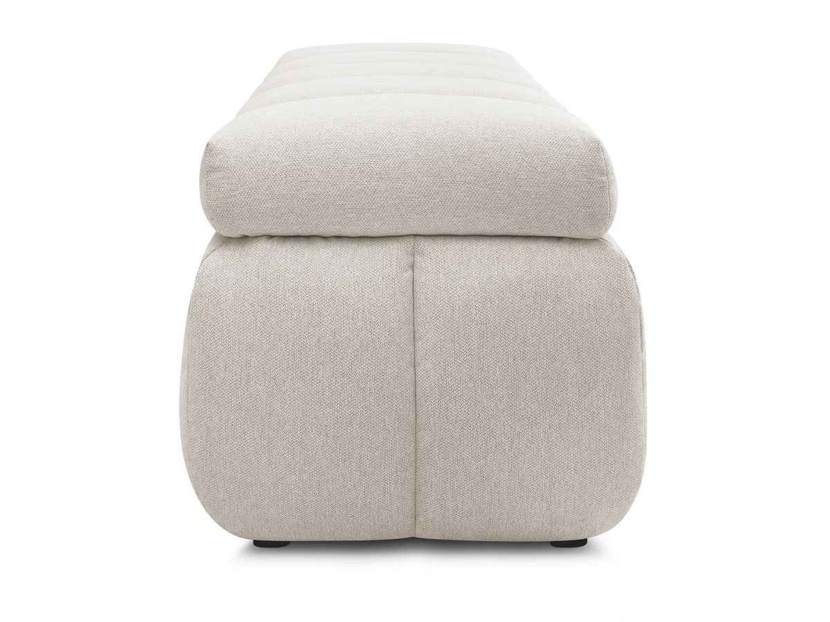 Bout de lit DENALI tissu lisse