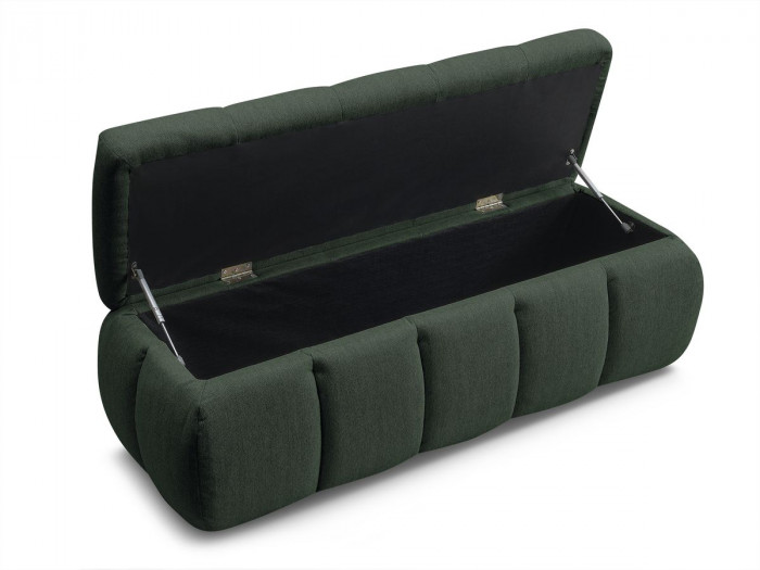 Bout de lit DENALI tissu lisse