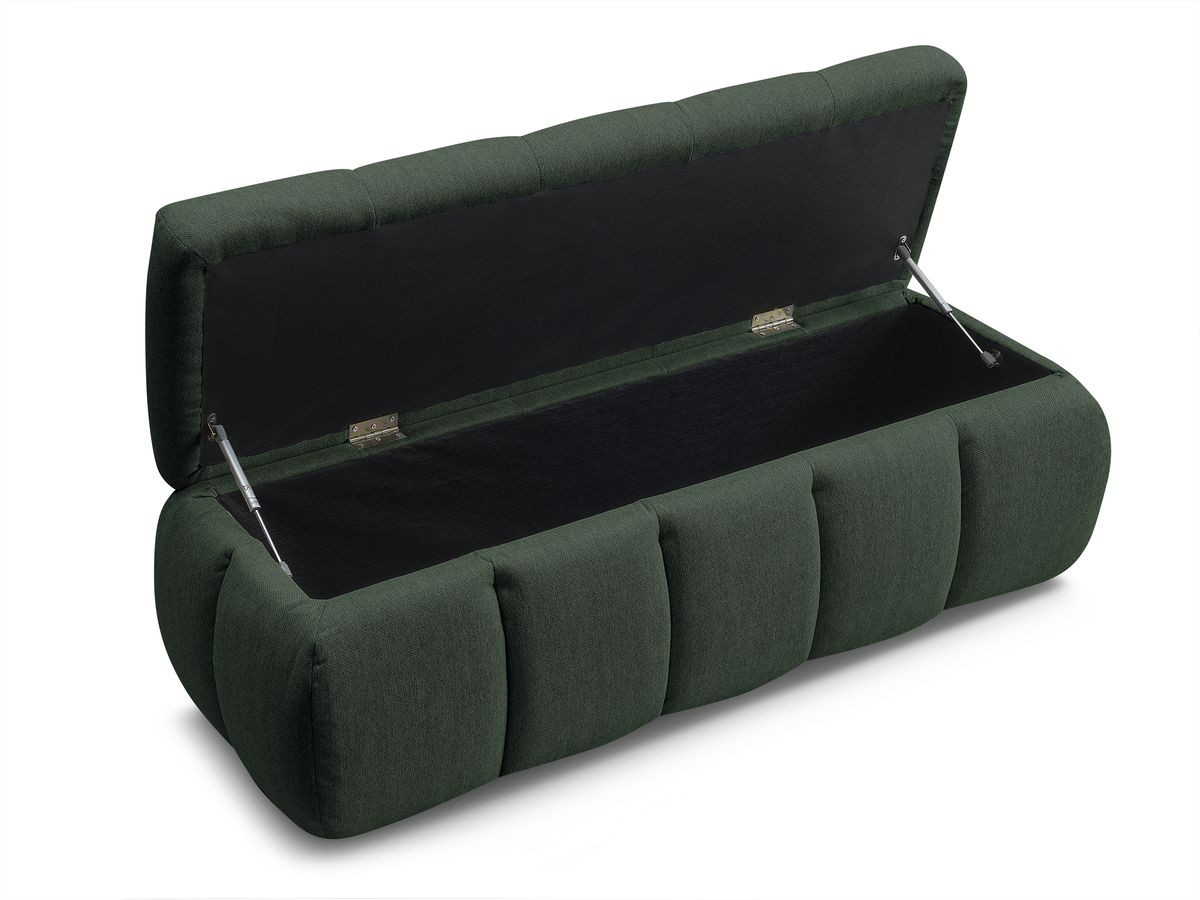 Bout de lit DENALI tissu lisse