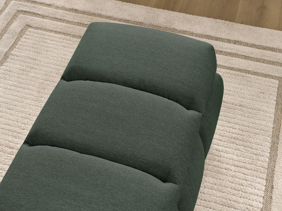 Bout de lit DENALI tissu lisse