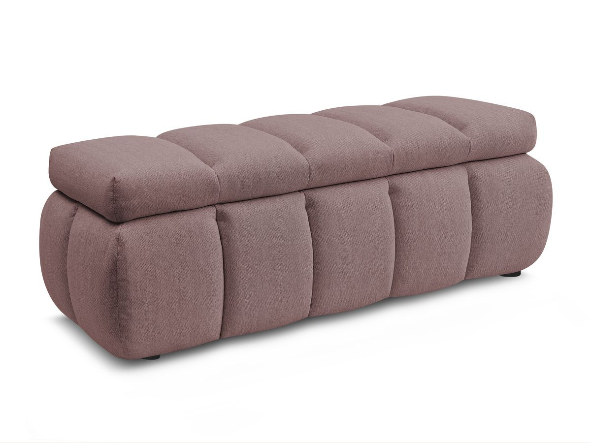 Bout de lit DENALI tissu lisse