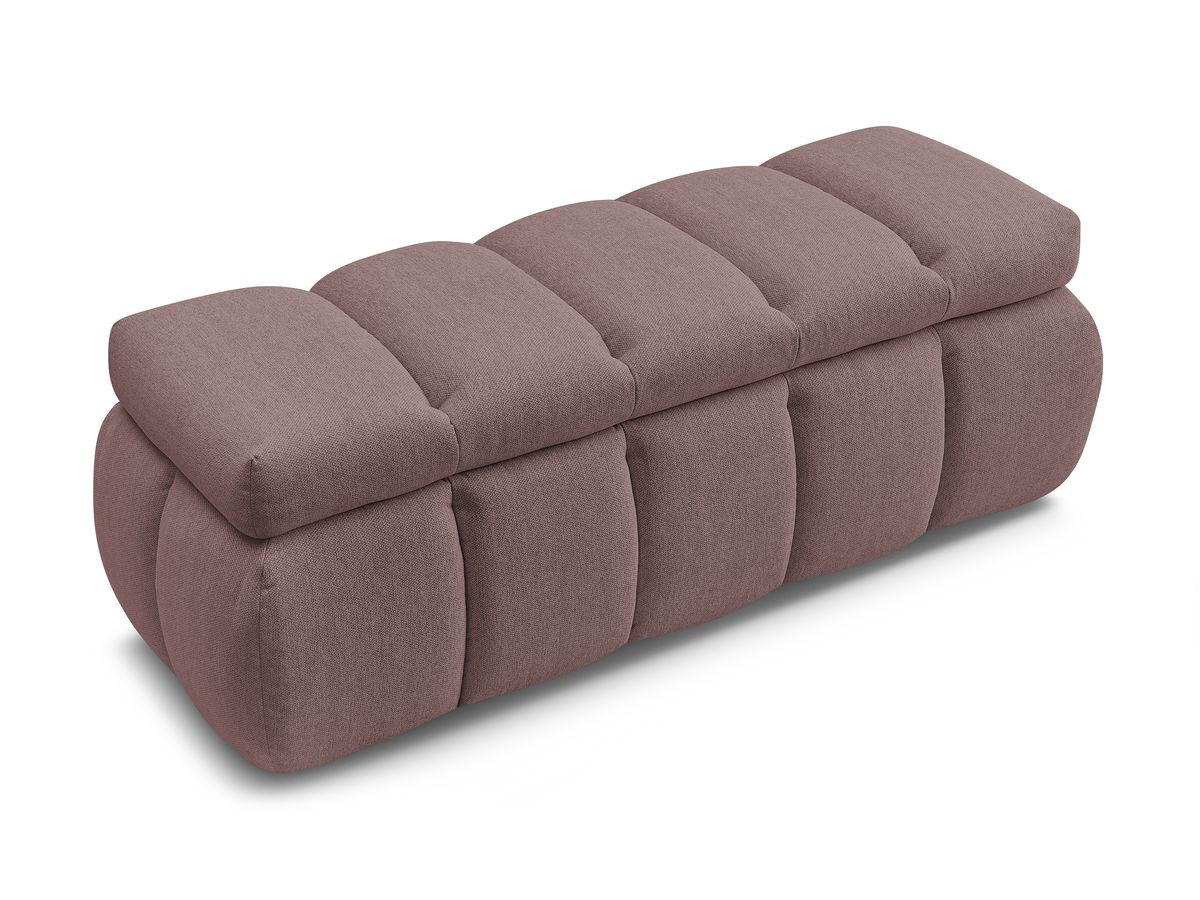 Bout de lit DENALI tissu lisse