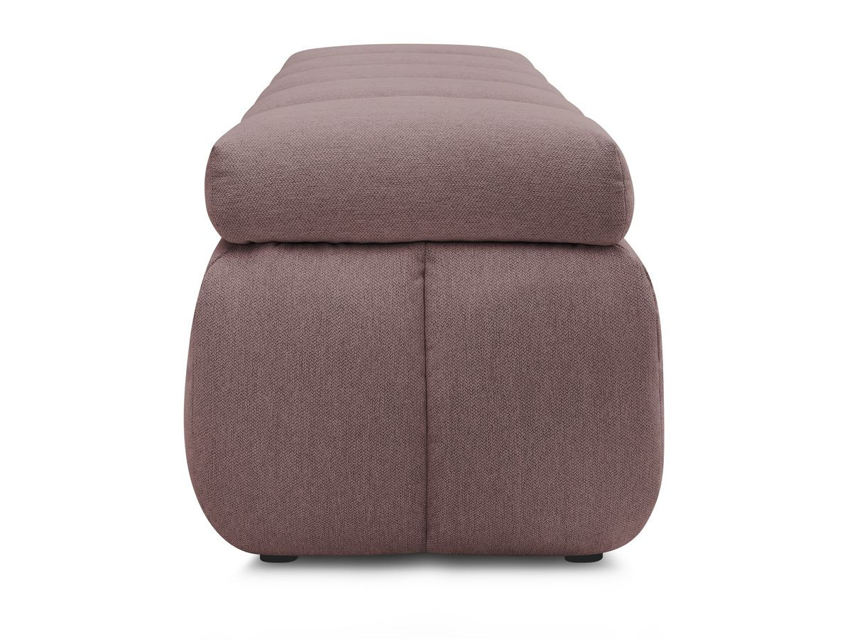 Bout de lit DENALI tissu lisse