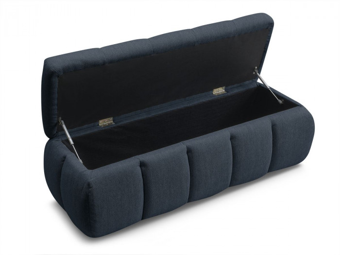 Bout de lit DENALI tissu lisse