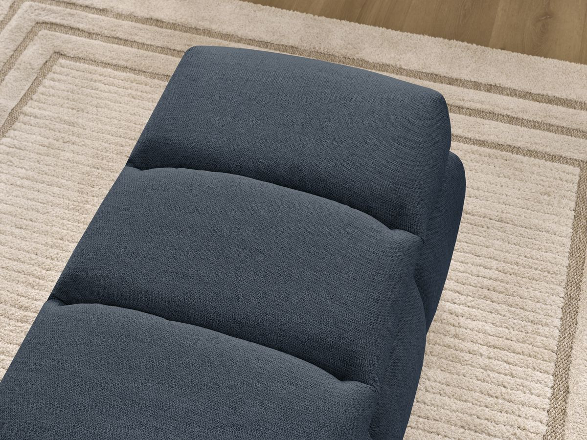 Bout de lit DENALI tissu lisse
