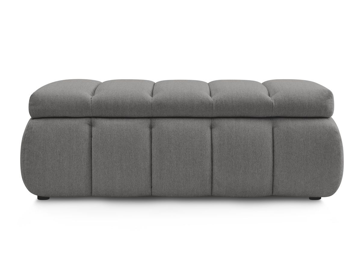 Bout de lit DENALI tissu lisse