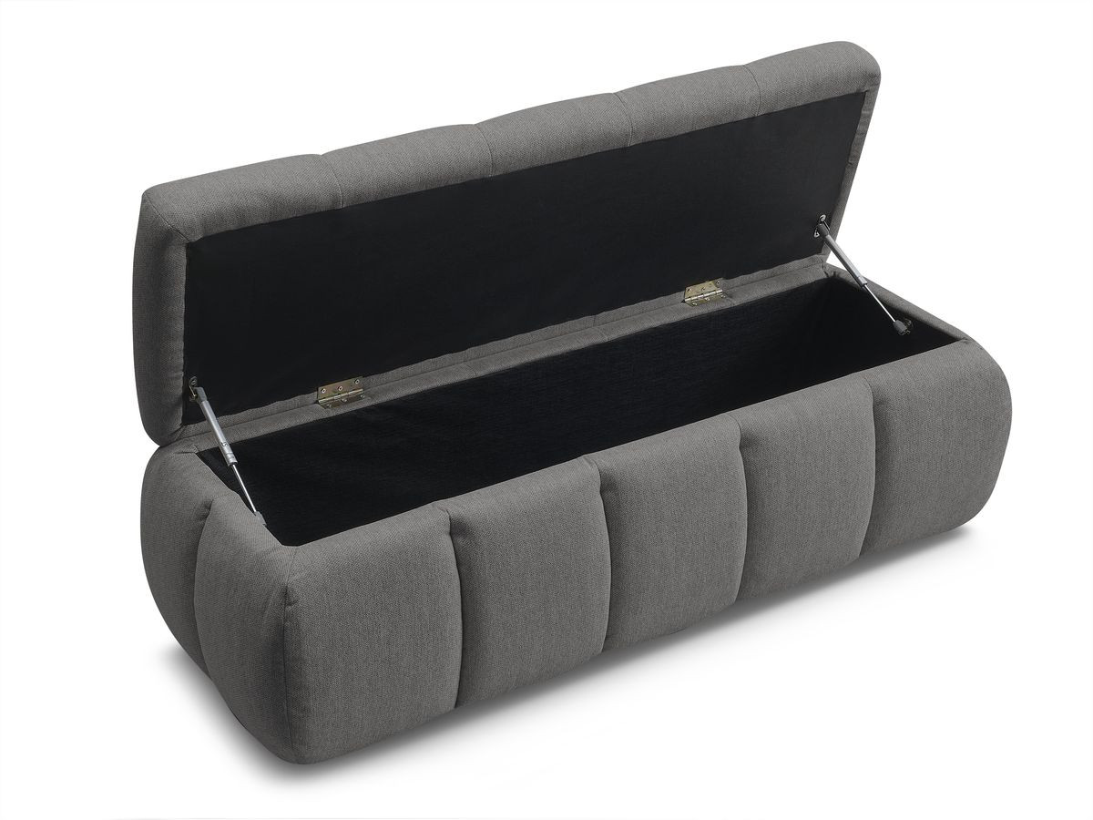 Bout de lit DENALI tissu lisse