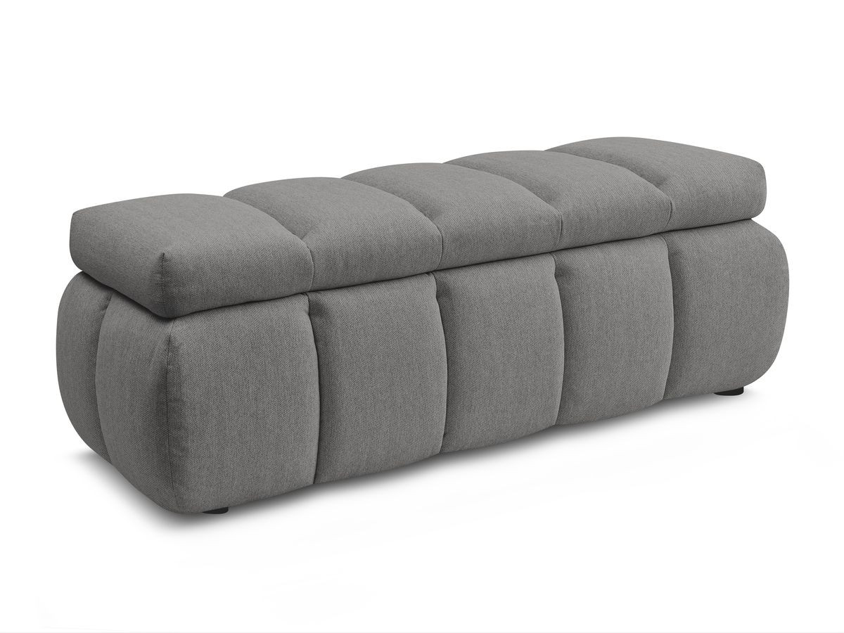 Bout de lit DENALI tissu lisse