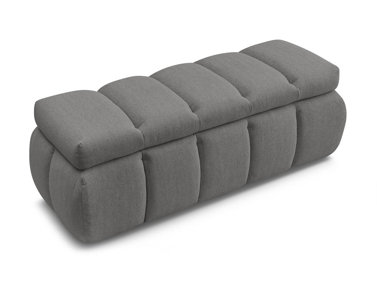 Bout de lit DENALI tissu lisse