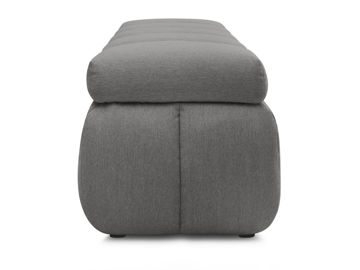 Bout de lit DENALI tissu lisse