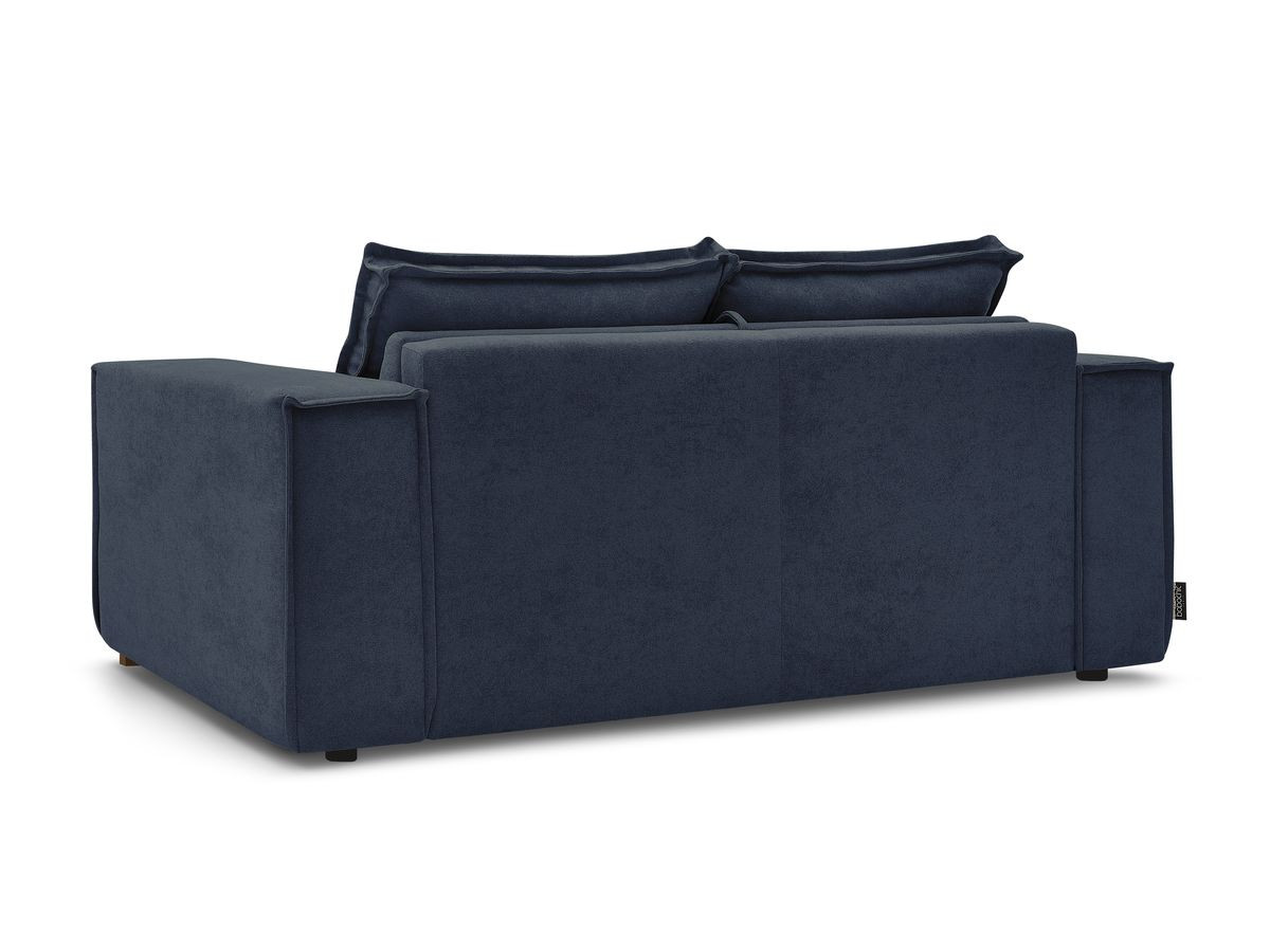 Canapé droit convertible CHELSEA ouverture express tissu texturé