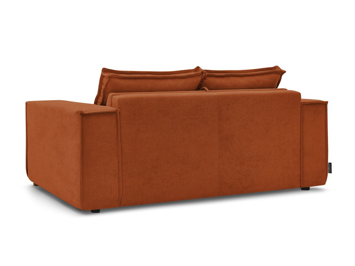 Canapé droit convertible CHELSEA ouverture express tissu texturé