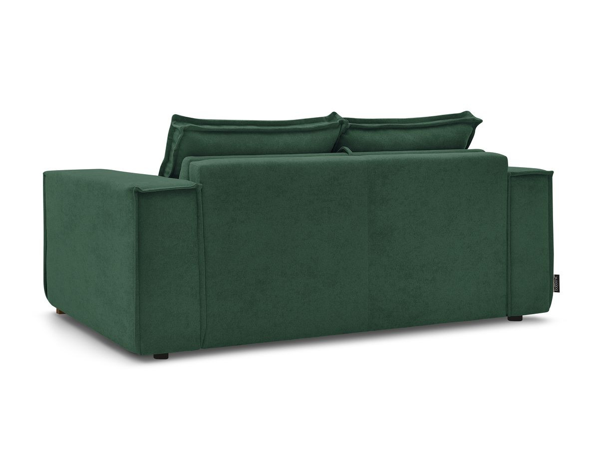Canapé droit convertible CHELSEA ouverture express tissu texturé