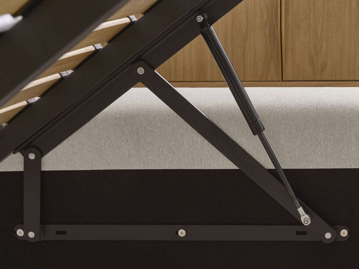Canapé d'angle fixe EVEREST tissu chiné - Orange - Angle droit - 10 coussins