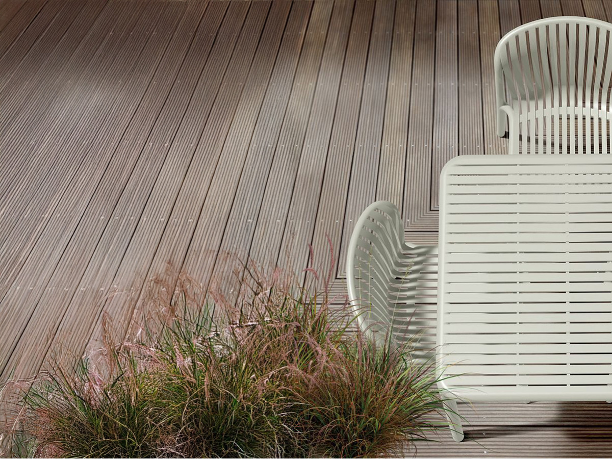 RHODES 80 cm vierkante tuintafel