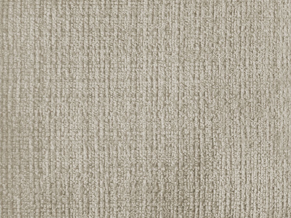 Canapé panoramique fixe ANAKIN tissu texturé avec pouf