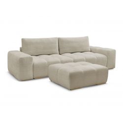 Droit convertible coffre + pouf