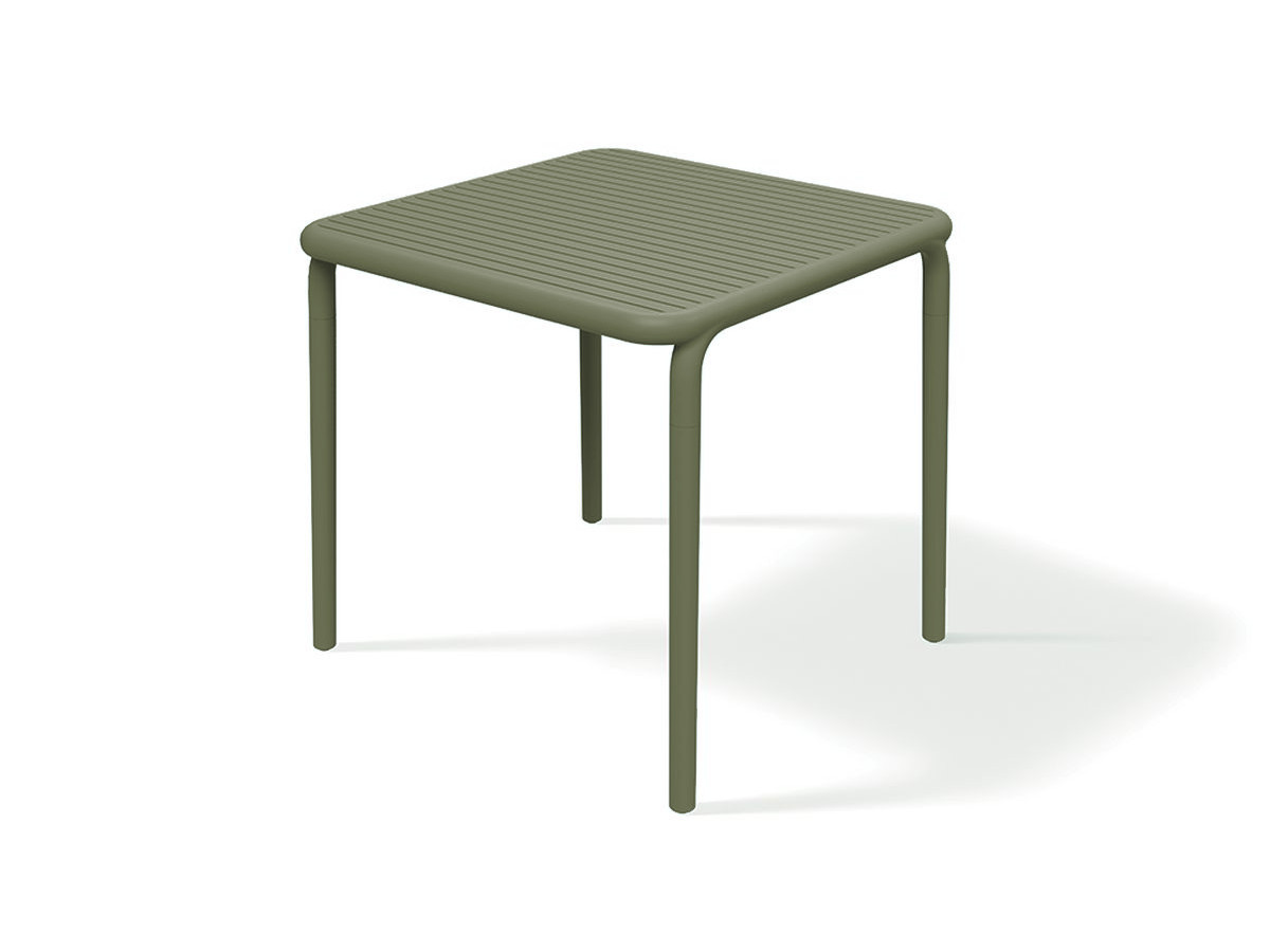 Table de jardin carrée 80 cm RHODES