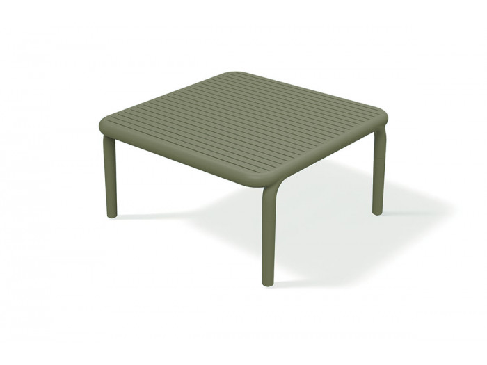 Table de salon de jardin carrée 80 cm RHODES