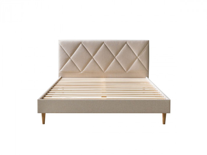 Structure de lit 180 x 200 cm PANTHEON avec lattes massives