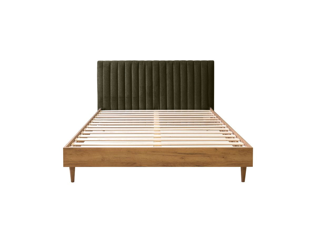 oceane bed met massieve lattenbodem gekleurd groente